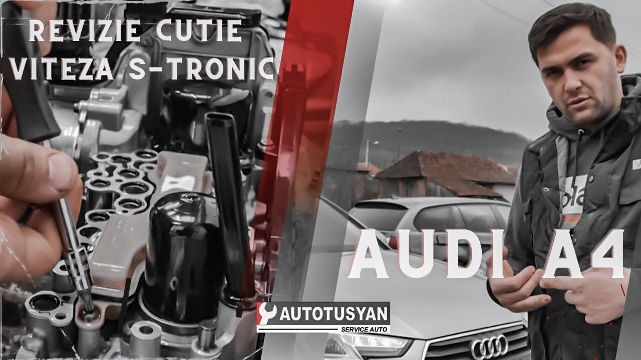 Audi A4 B9 2.0 TDI, 190 de cai😎 - revizie cutie automata s-tronic🔧🔧 (schimb filtre cutie automata)