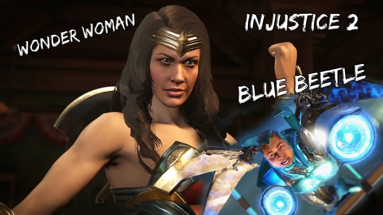 Injustice 2 Official Wonder Woman and Blue Beetle Gameplay Trailer Tsele 2016 Netherealm Studios