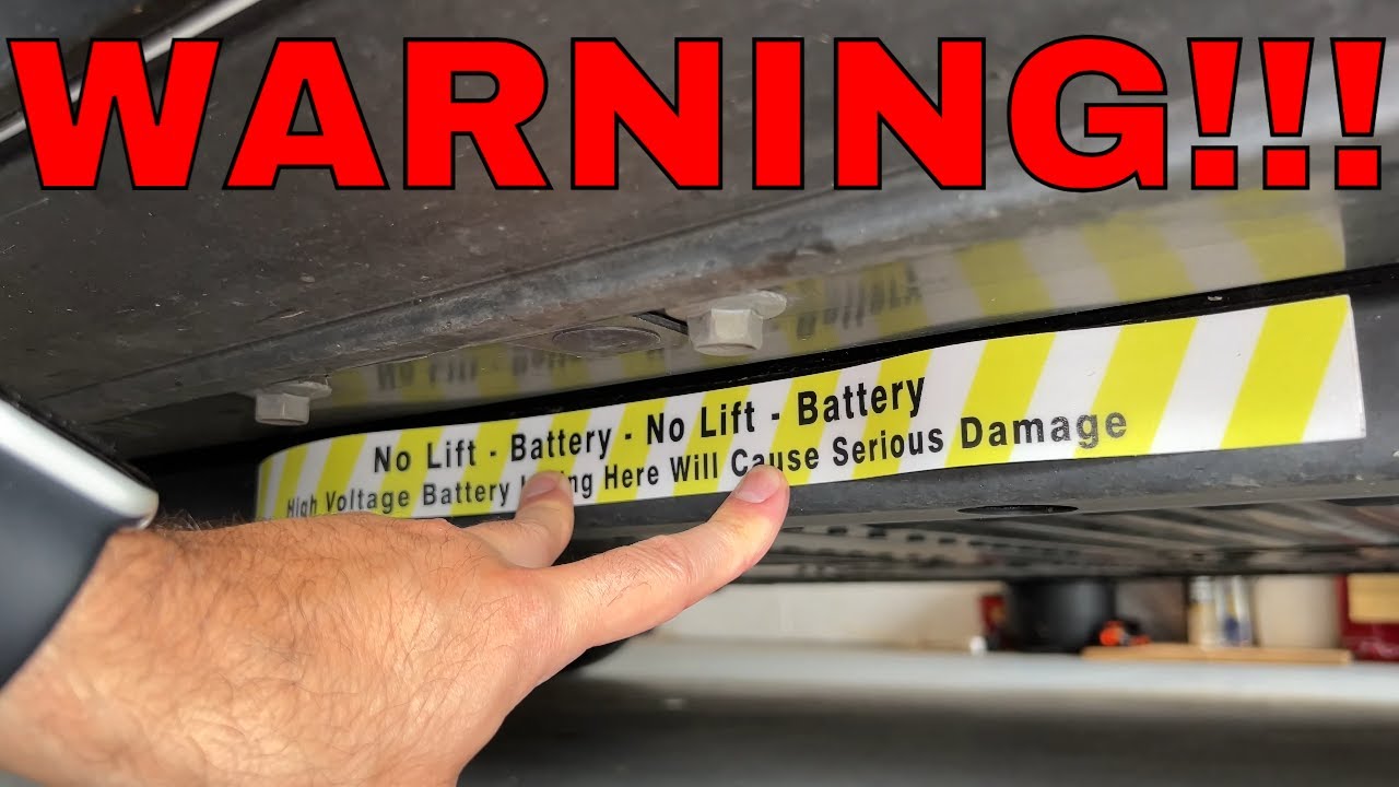 How To Safely Lift (Jack) A Mach-E