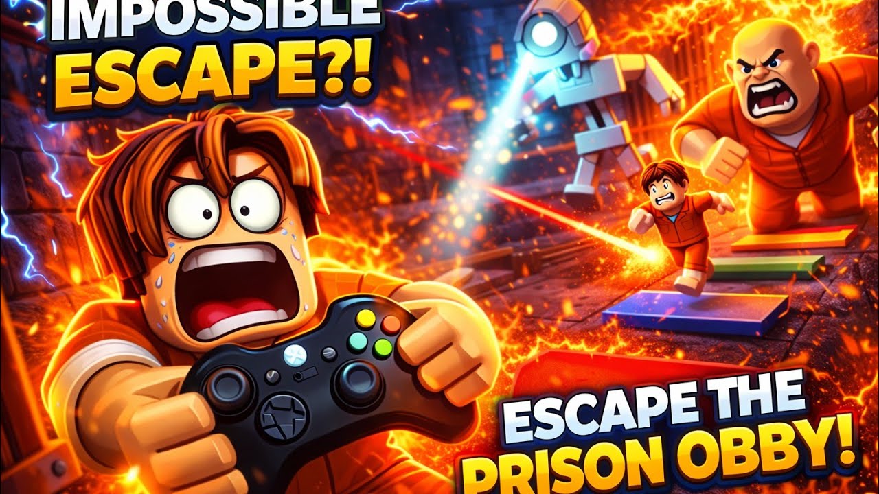ESCAPE THE IMPOSSIBLE PRISON OBBY! 🔥