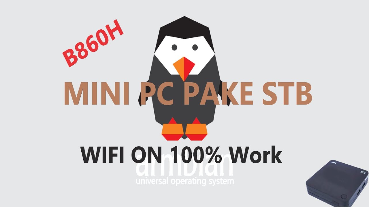 Install Linux Desktop di STB B860H | Armbian Wifi On...!!!