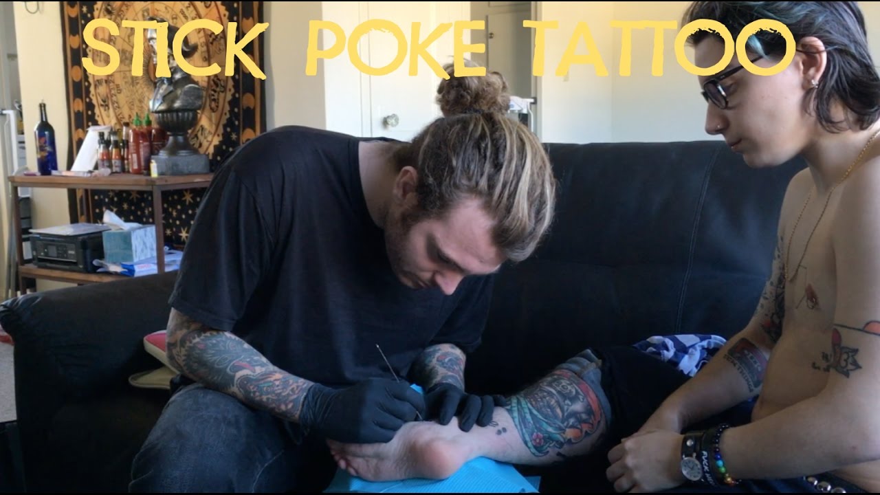 MY FIRST STICK POKE TATTOO