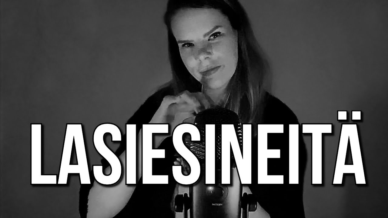 ASMR SUOMI 🕯️ GLASS TAPPING 🕯️ Lasisia ääniä kynttilän valossa (Ei puhetta!)
