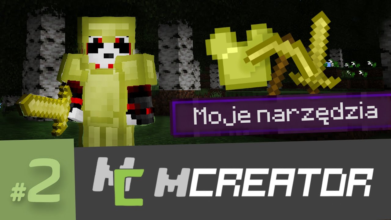 ZBROJA, NARZĘDZIA | #2 MCREATOR: Jak zrobić moda do Minecraft