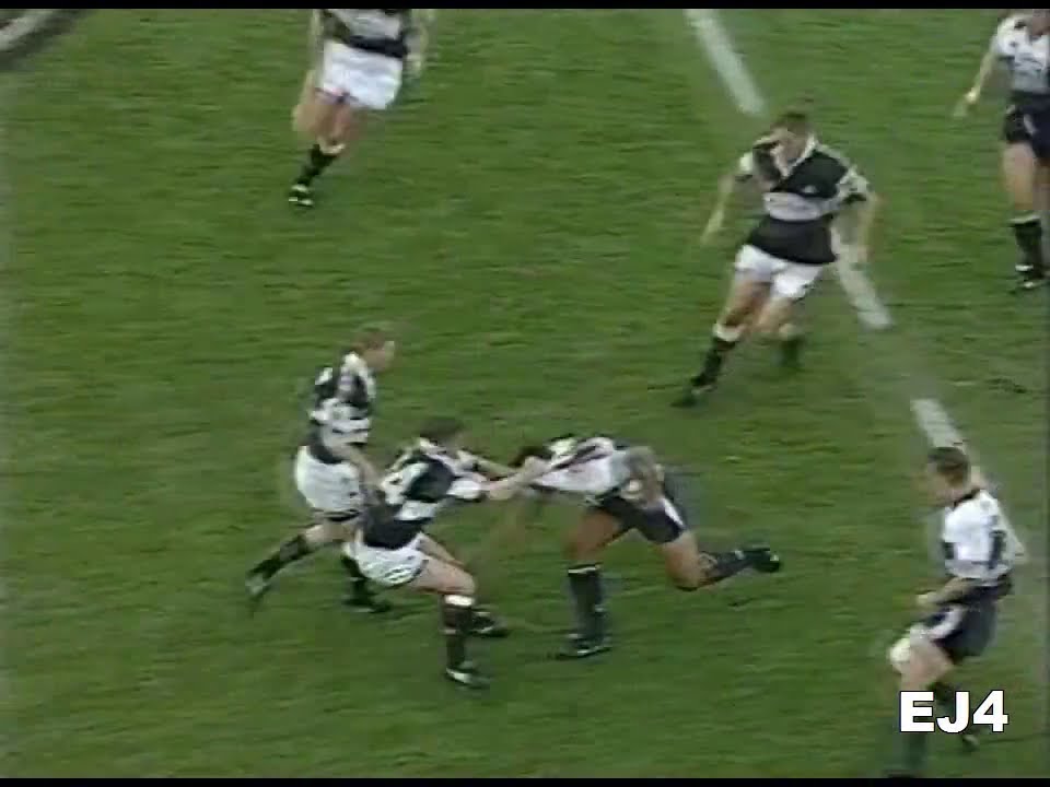 James Small tackles Lomu