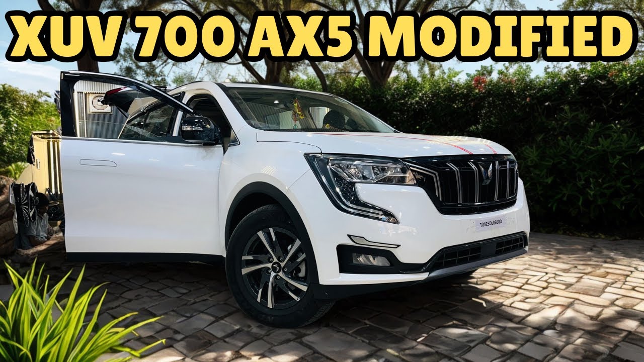 Mahindra Xuv 700 Ax5 to Ax7 Modified with Price | Mahindra xuv 700 genuine accessories | xuv700 ax3