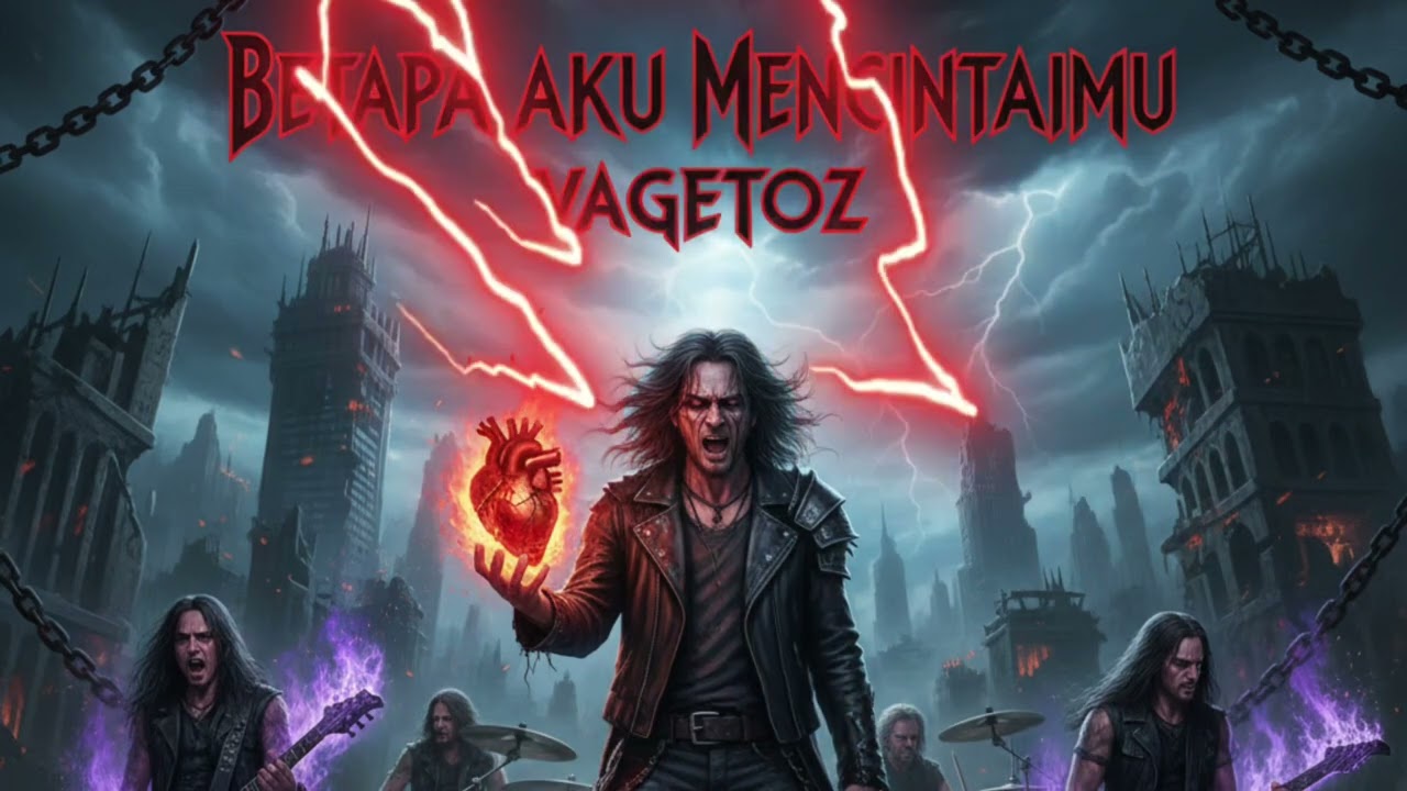 BETAPA AKU MENCINTAIMU - VAGETOZ || COVER ROCK METAL AI 