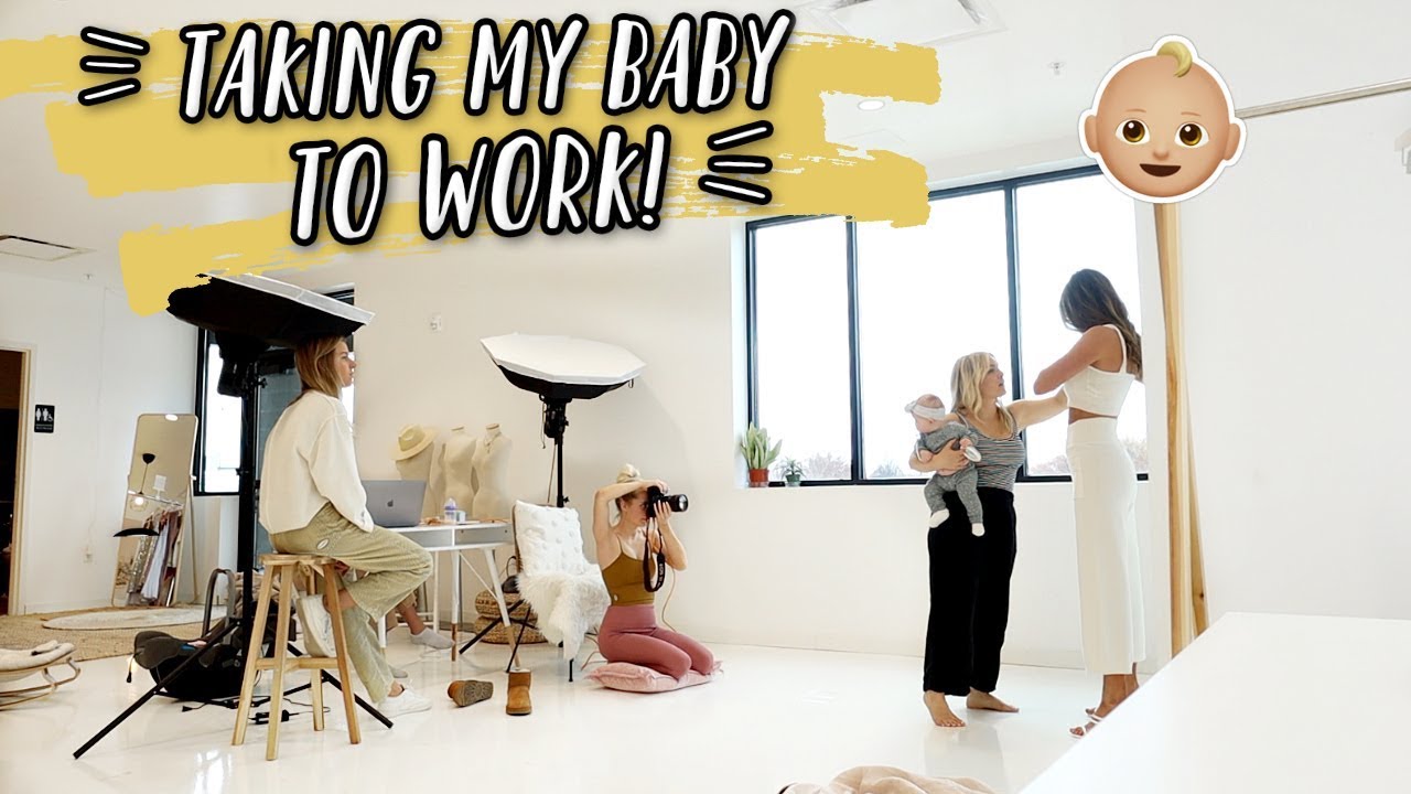 TAKING MY BABY TO WORK + my very dumb $600 mistake...