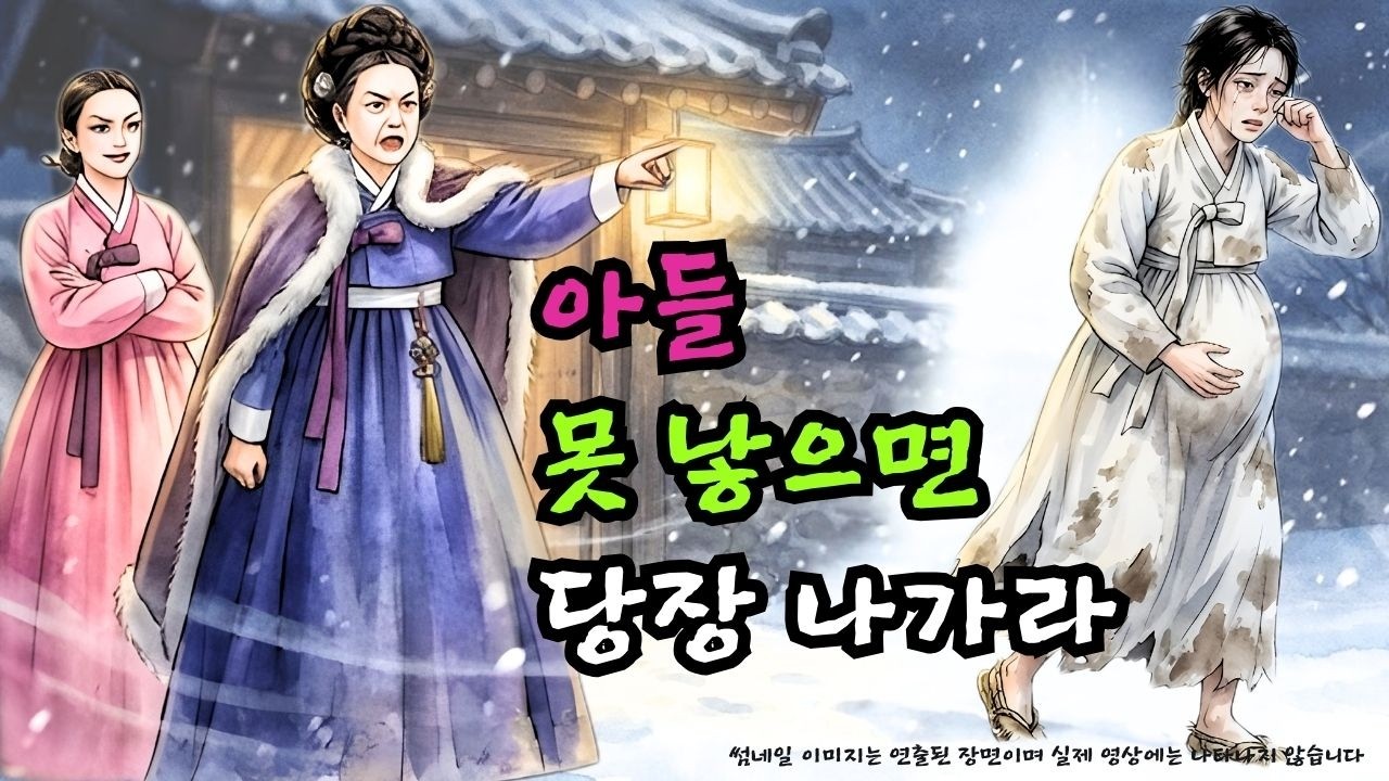 탐욕에 눈이 멀어 만삭의 며느리를 내쫓고 첩을 들인 시어머니가 흘린 뒤늦은 피눈물과 처절한 인과응보 | 조선시대 야담