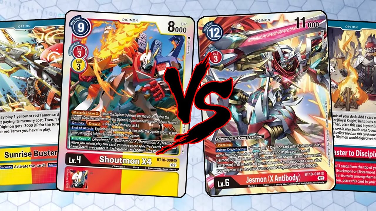 Xros Heart vs Jesmon (Digimon TCG BT10)