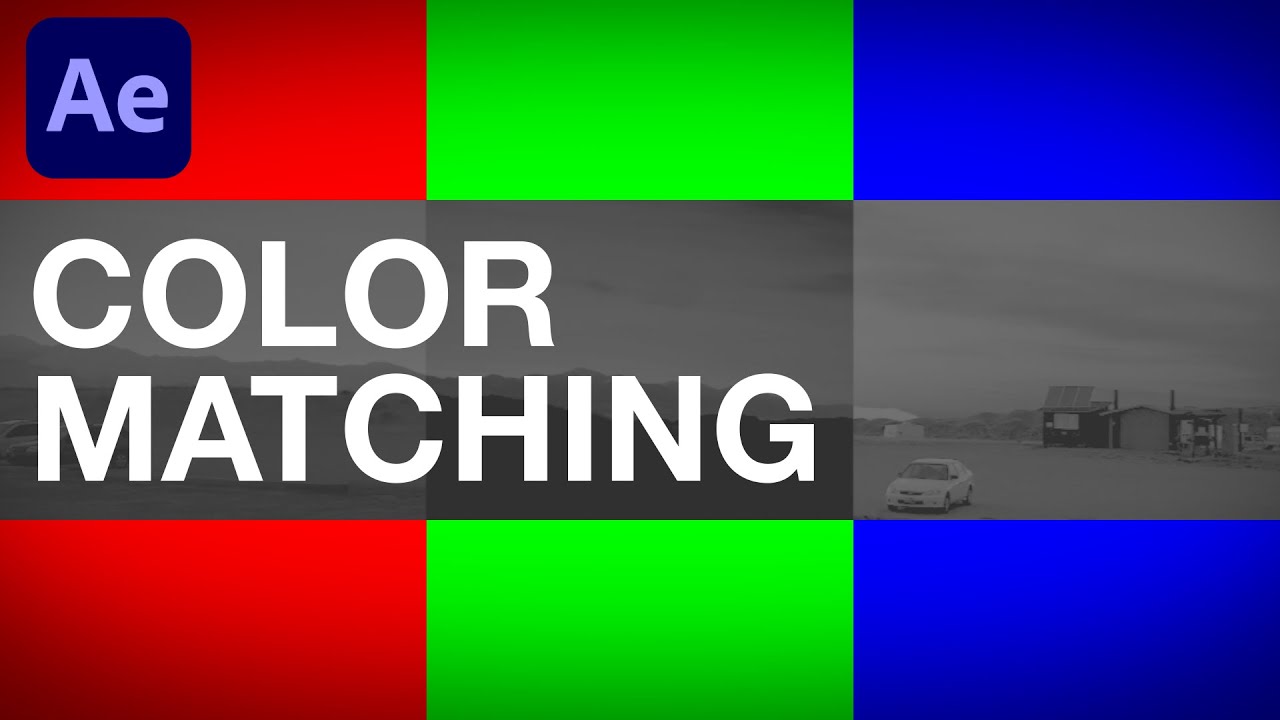 Making composites look right by visually matching RGB values in After Effects