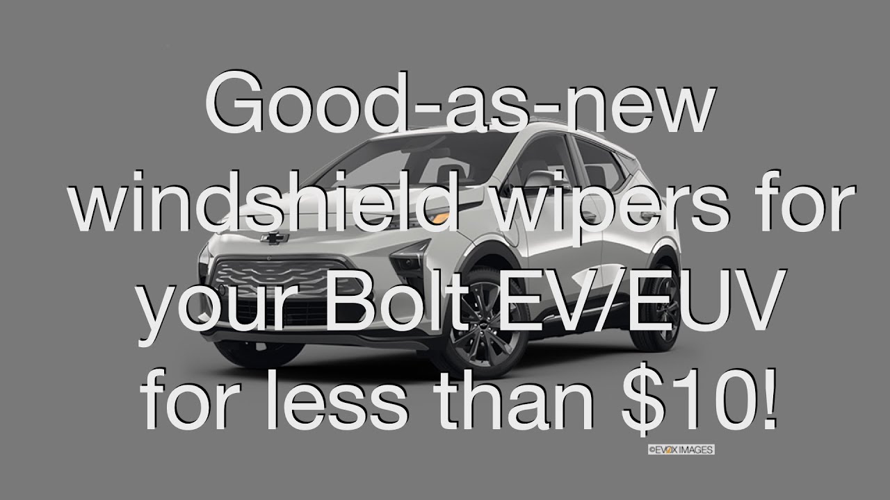 Chevy Bolt Wiper Refill Installation