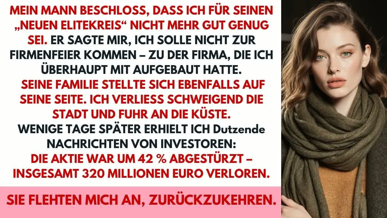 Mein Mann hielt mich für „nicht elitär genug“ – bis sein Millionen Euro Imperium vor allen zerfi