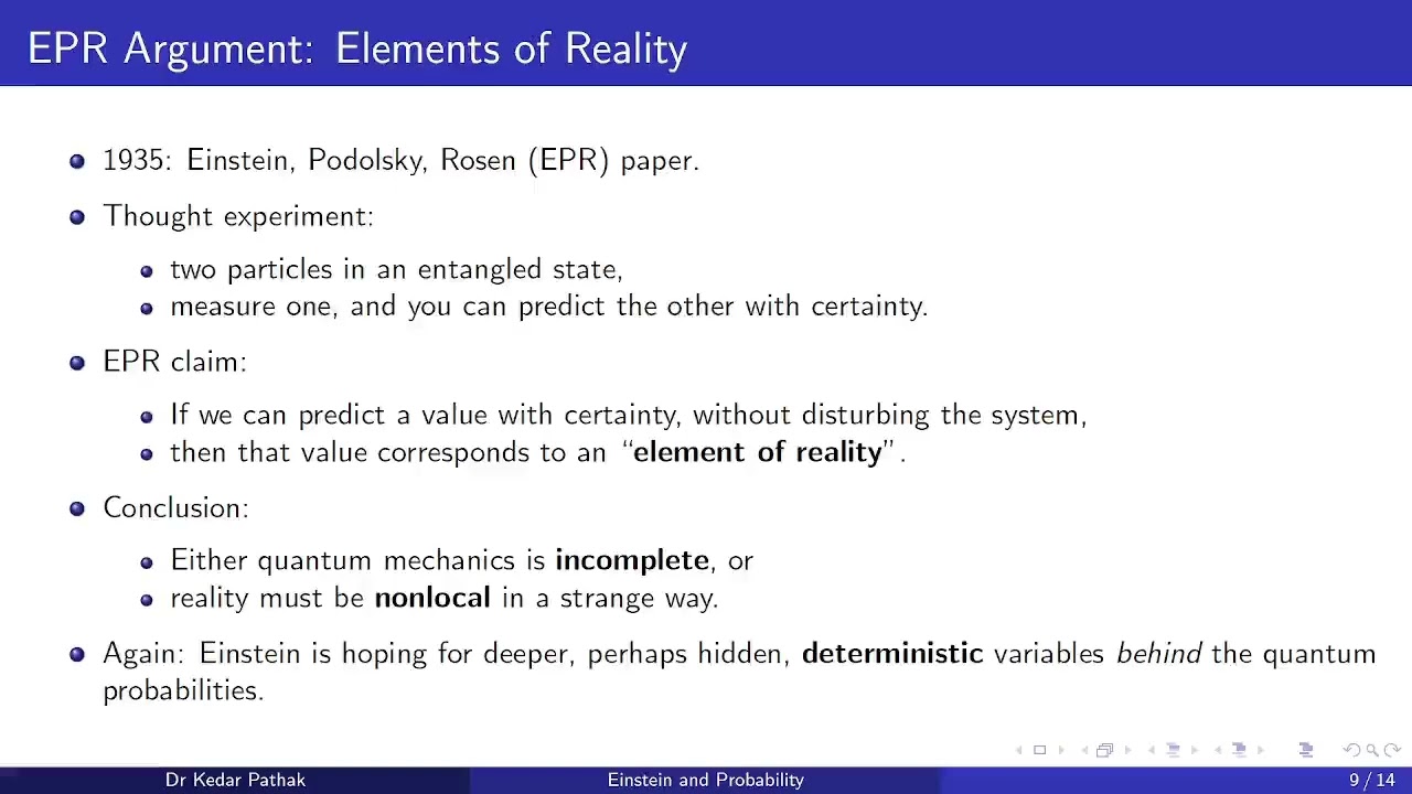 Einstein, Probability and “God Does Not Play Dice” Two Kinds of Randomness