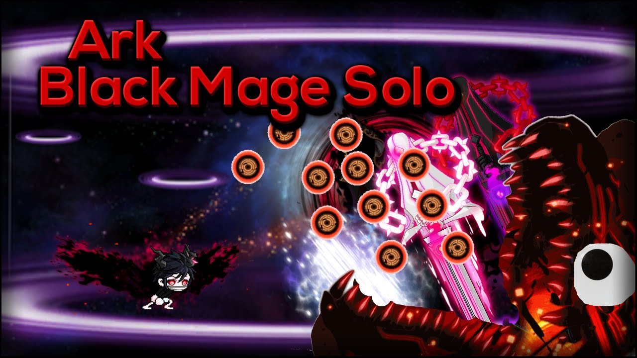 [Maplestory Heroic Kronos]252M Combat Power Ark Black Mage Solo