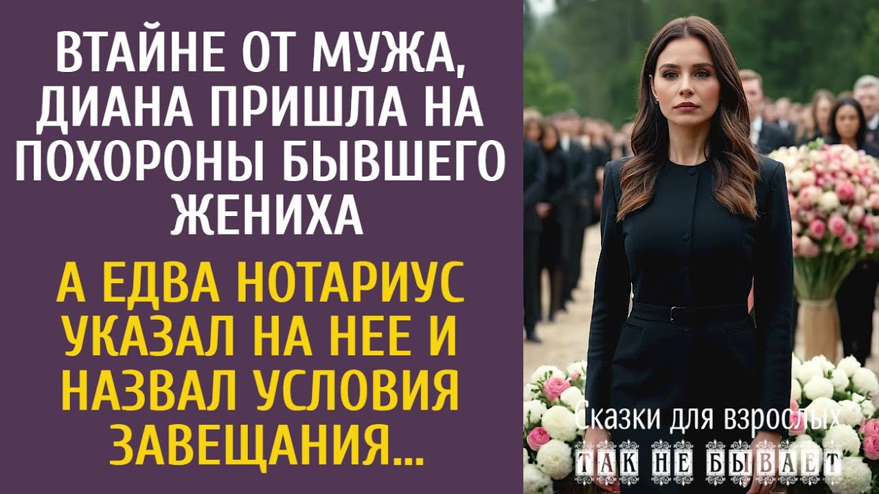 Втайне от мужа, пришла на похороны бывшего жениха… А едва нотариус, указав на нее, озвучил завещание