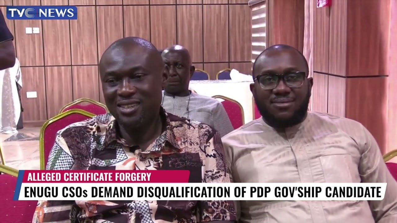 Enugu CSOs Demand Disqualification Of PDP Governorship Candidate