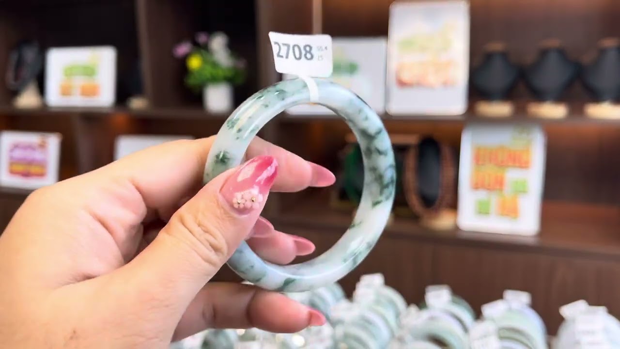 SIZE 55mm| VÒNG PHỈ THUÝ MYANMAR TUÝP A - Tiệm Mandalay Q5 HCM 