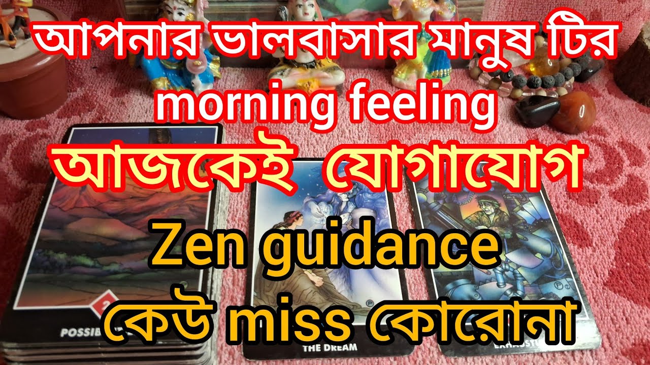 6 February আপনার ভালবাসার মানুষ টির morning feeling #lovetarot #tarot #feelingstarot #lovereading 