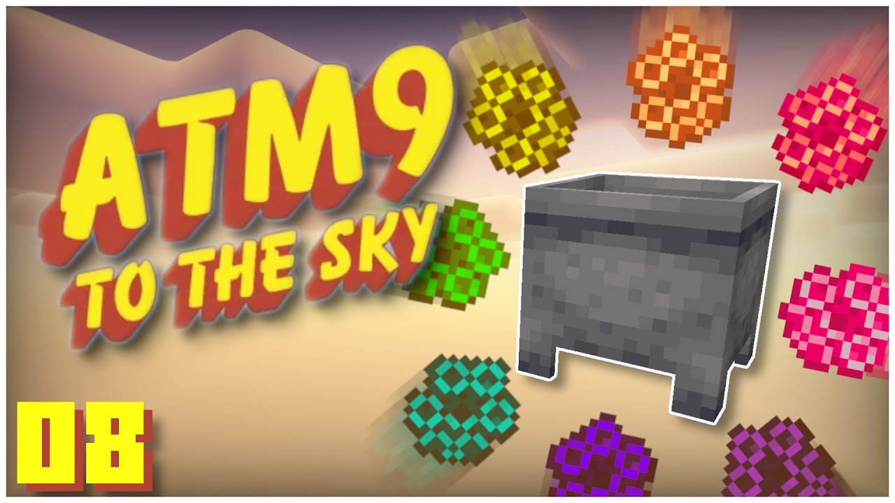 Minecraft ATM9: To The Sky - Ep 8 - Auto Bee Processing!!