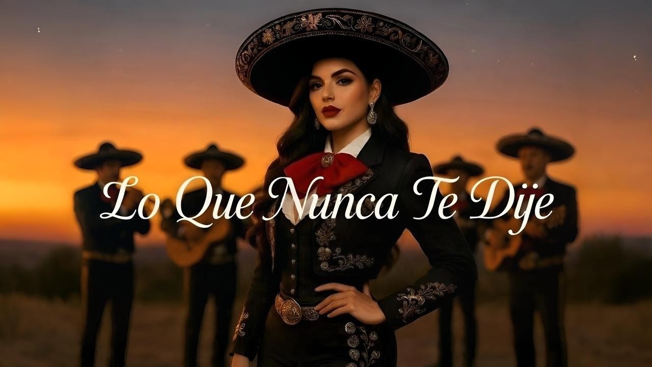 Lo Que Nunca Te Dije – Lyric Video | Mariachi / Música Popular | MiaCatliss