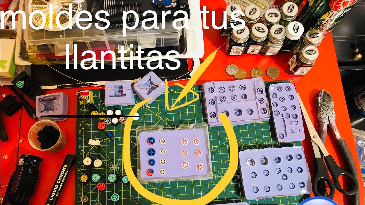 Como hacer llantitas en casa de hotwheels #2 video