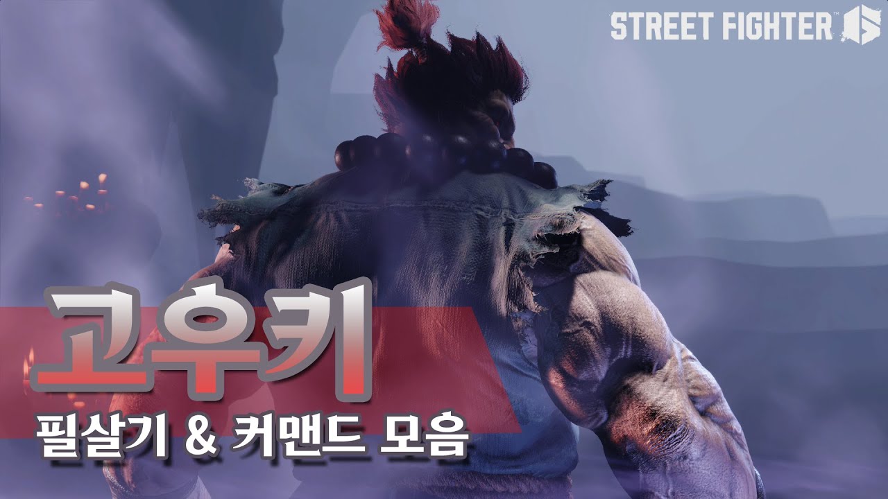 스트리트 파이터 6 : 고우키 (GOUKI) 모든 필살기 & 커맨드 모음 (Street Fighter 6 / PS5)