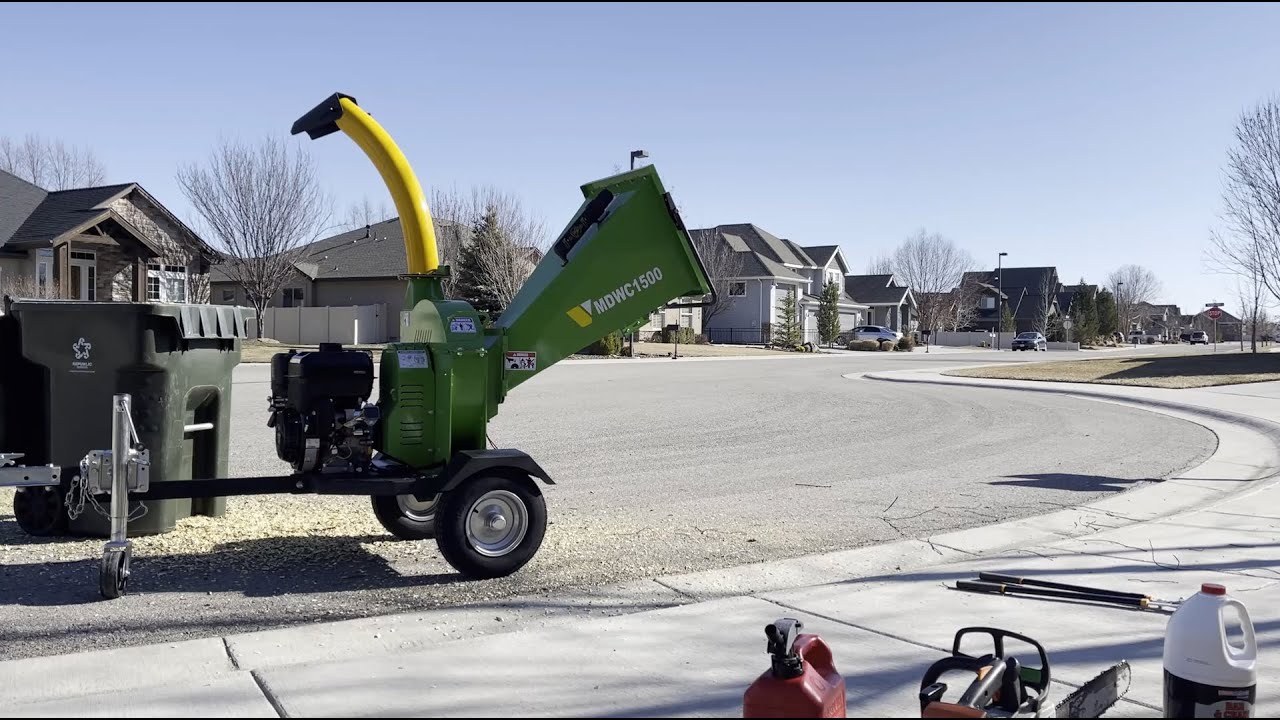 Victory Tractor Implements MDWC-1500 Motorized Disc Wood Chipper (successor to GTS-1500)