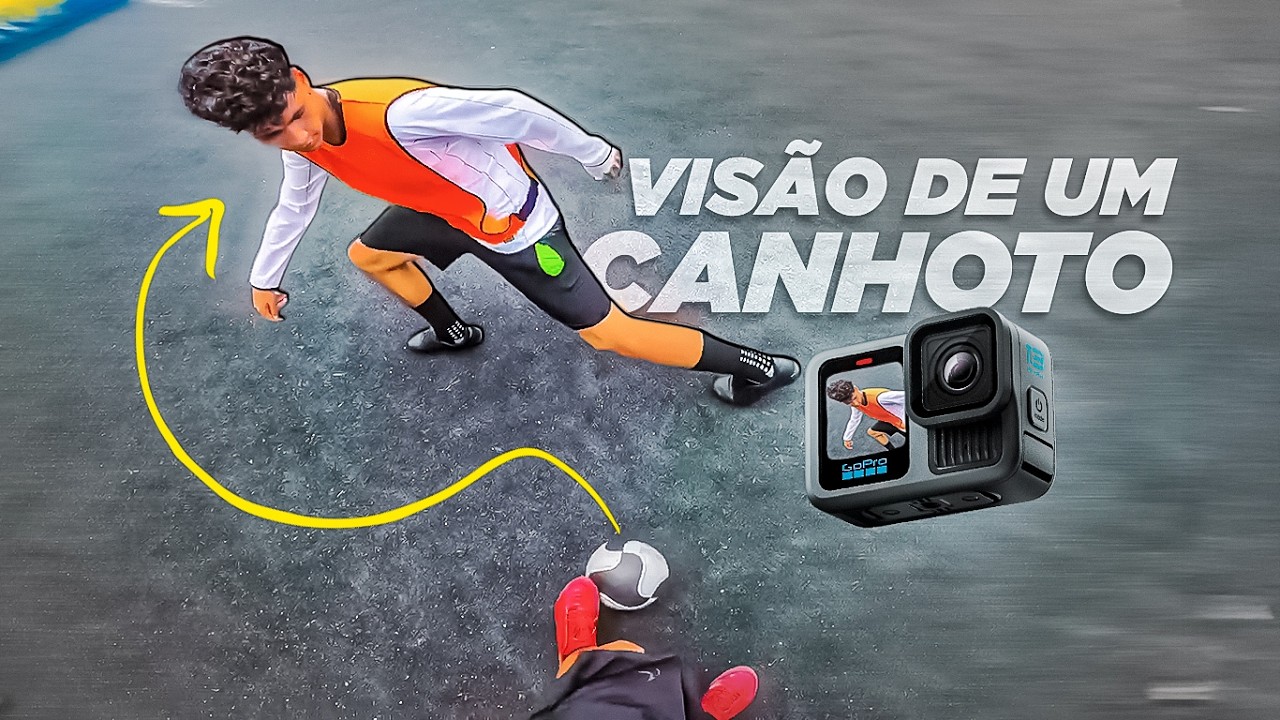 VISÃO DE UM CANHOTO JOGANDO SOCIETY - FIZ MUITOS DRIBLES ABSURDOS!