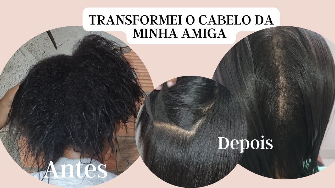 Transformando o cabelo da minha amiga com a progressiva fashion Gold #cabeloalisado #cuidadocapilar