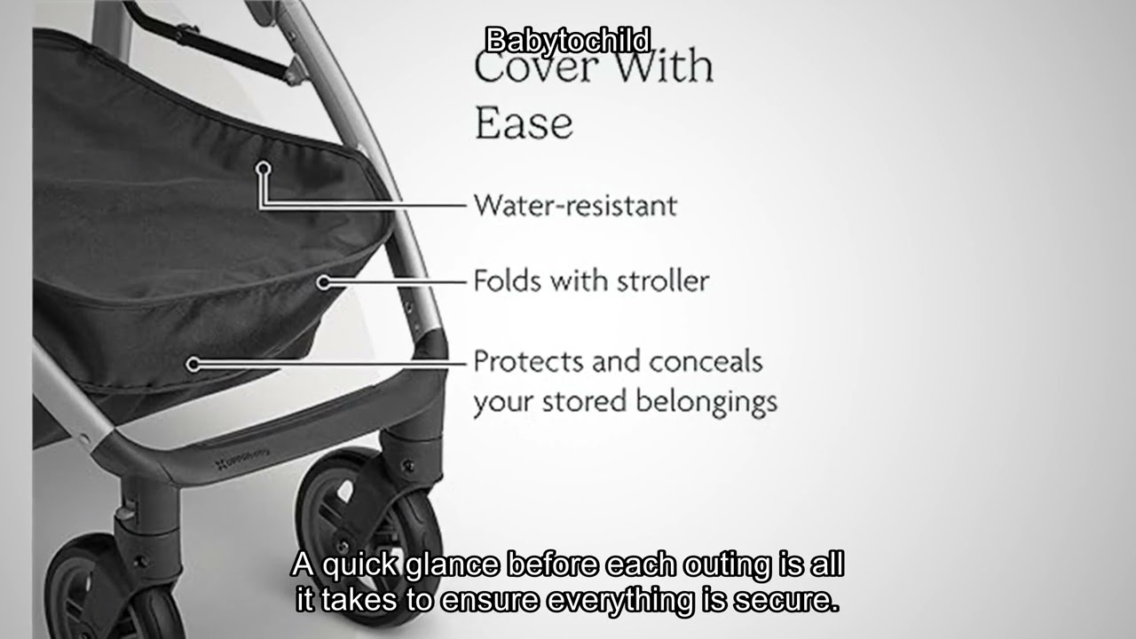 UPPAbaby Cruz Basket Cover Review That Could Save Your Stroller Storage Hassle.
