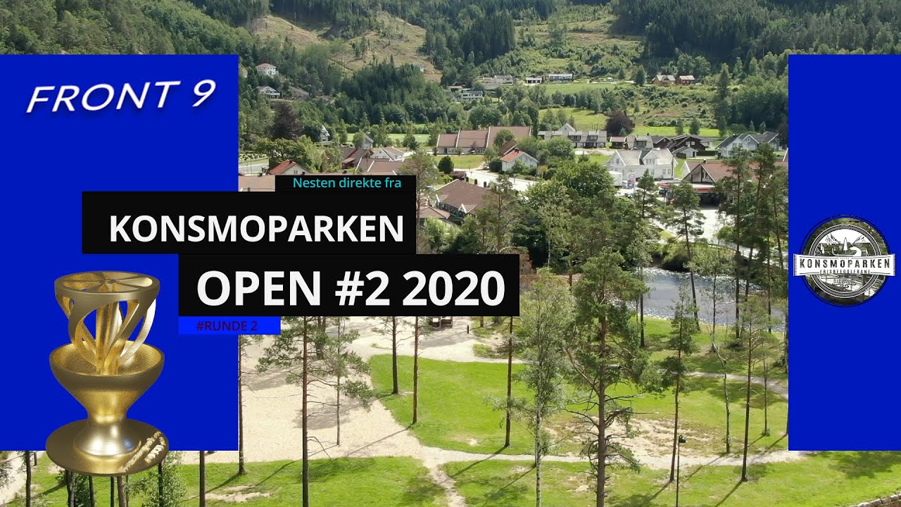 Konsmoparken Open 2020 | Frisbeegolf R2F9 | Peter Lunde, Dydland, Systad, Lindstad, Erland|Disc Golf