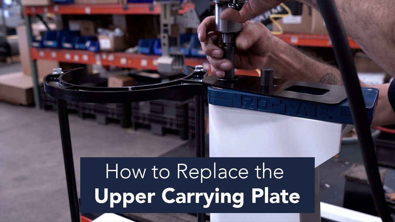 How to Replace the RO-TAP Sieve Shaker Upper Carrying Plate [Step-by-Step Walkthrough]