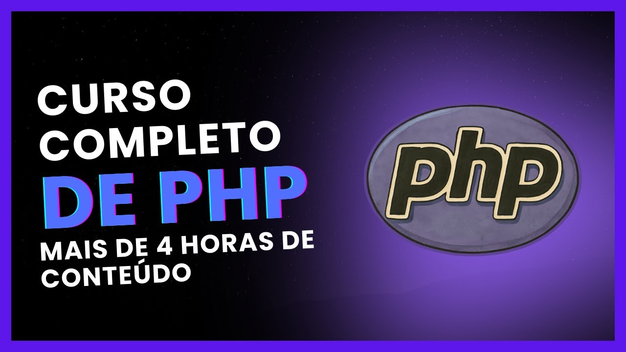 👨🏻‍💻PHP para iniciantes  | Curso de php completo com 4 HORAS