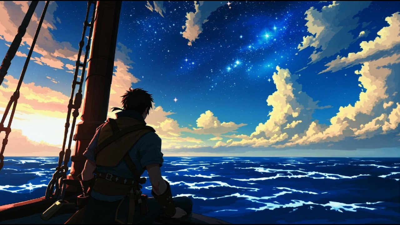 Stars Over the Endless Sea | Medieval Folk Music for Focus & Sleep (2 Hours)