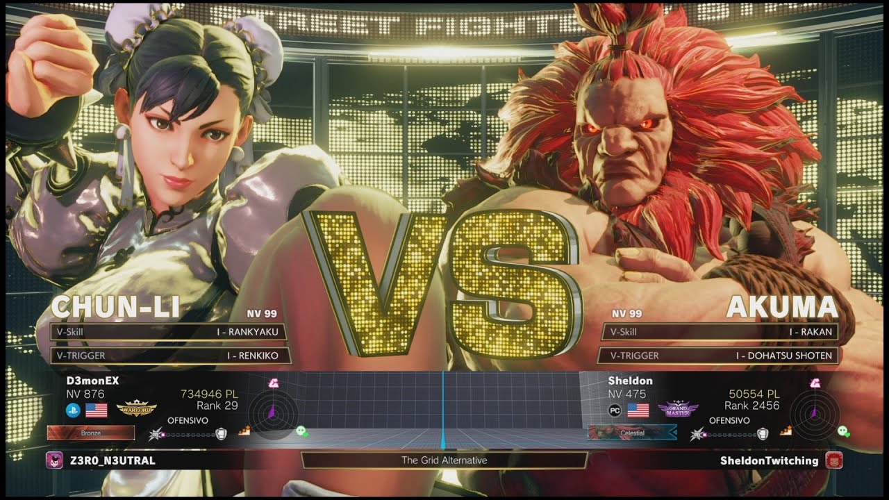 SFV Champion Edition 🔥 D3monEX (CHUN-LI) Vs Sheldon (AKUMA) 🔥 Online Match's 02-02-2023