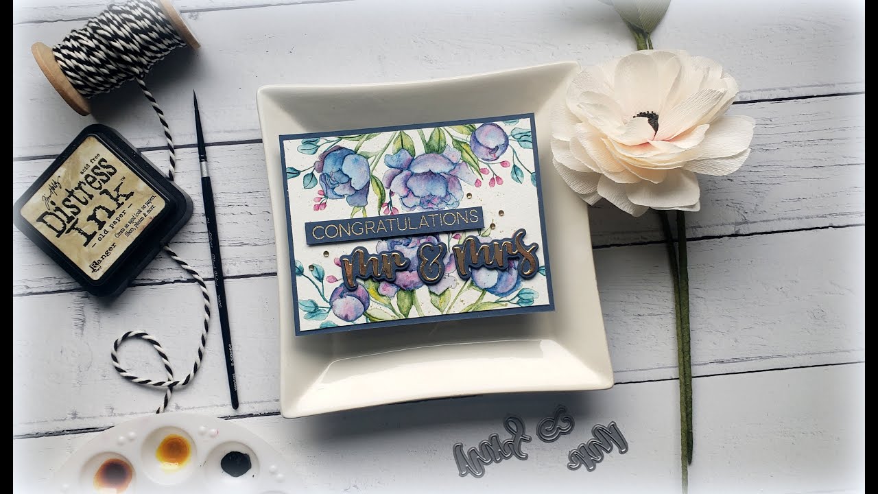 No Line Watercoloring Spring Peonies: What's Your Name?