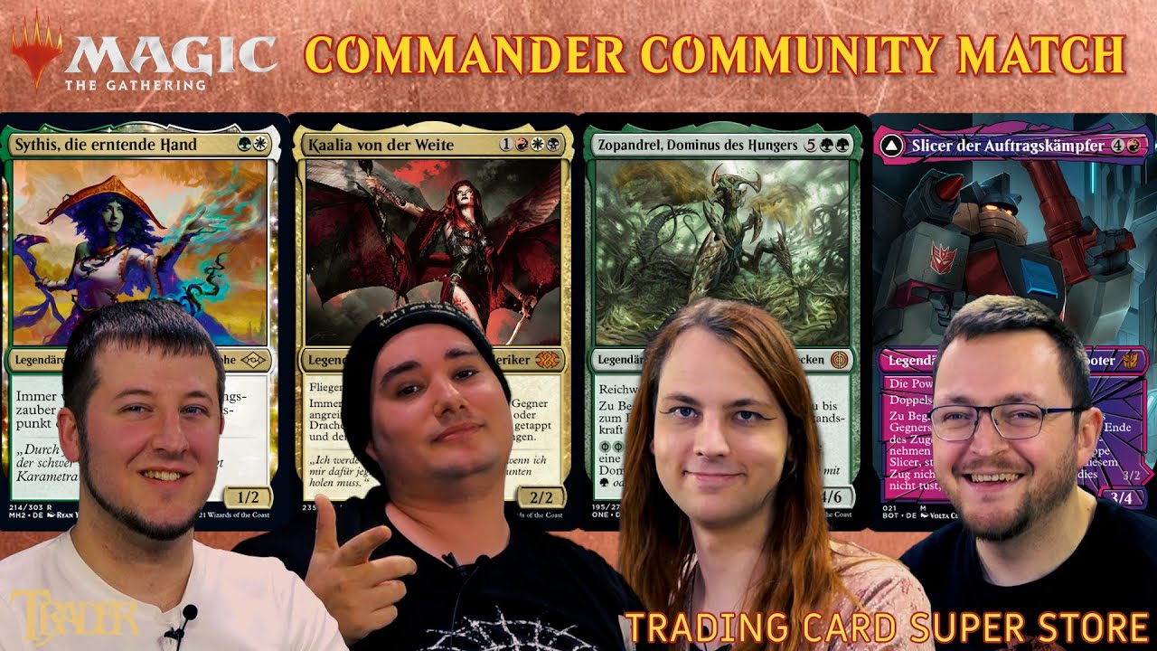 MTG Commander Gameplay 119 | Magic the Gathering deutsch | Trader Event Multiplayer Deck Match 2023