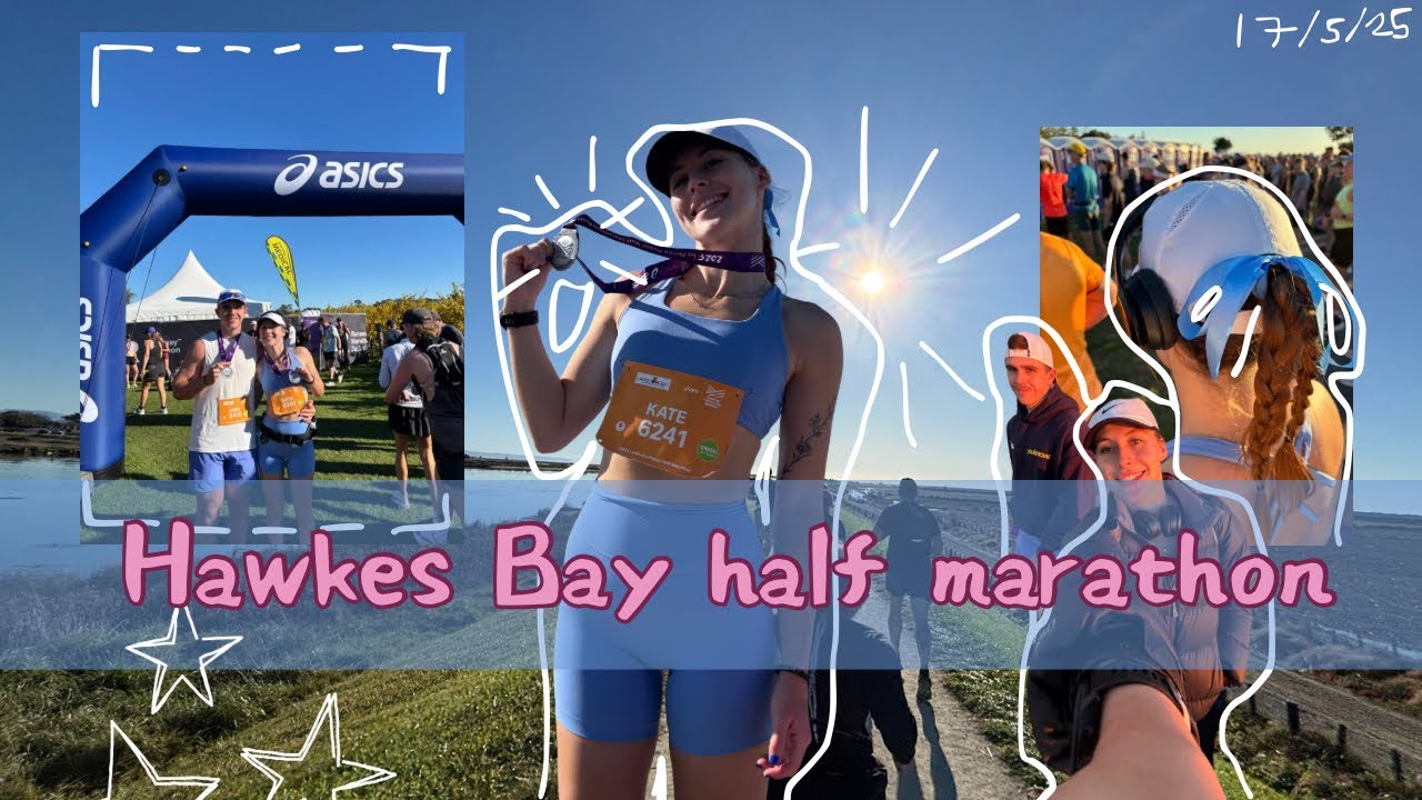 Run Hawkes bay half Marathon with me ~ tips, tricks, vlog