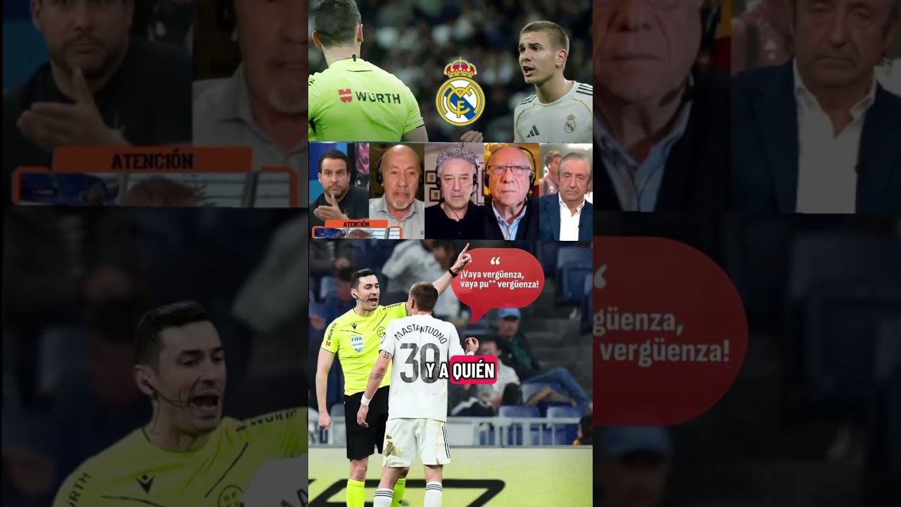 Mastantuono expulsado Real Madrid vs Getafe 0X1 