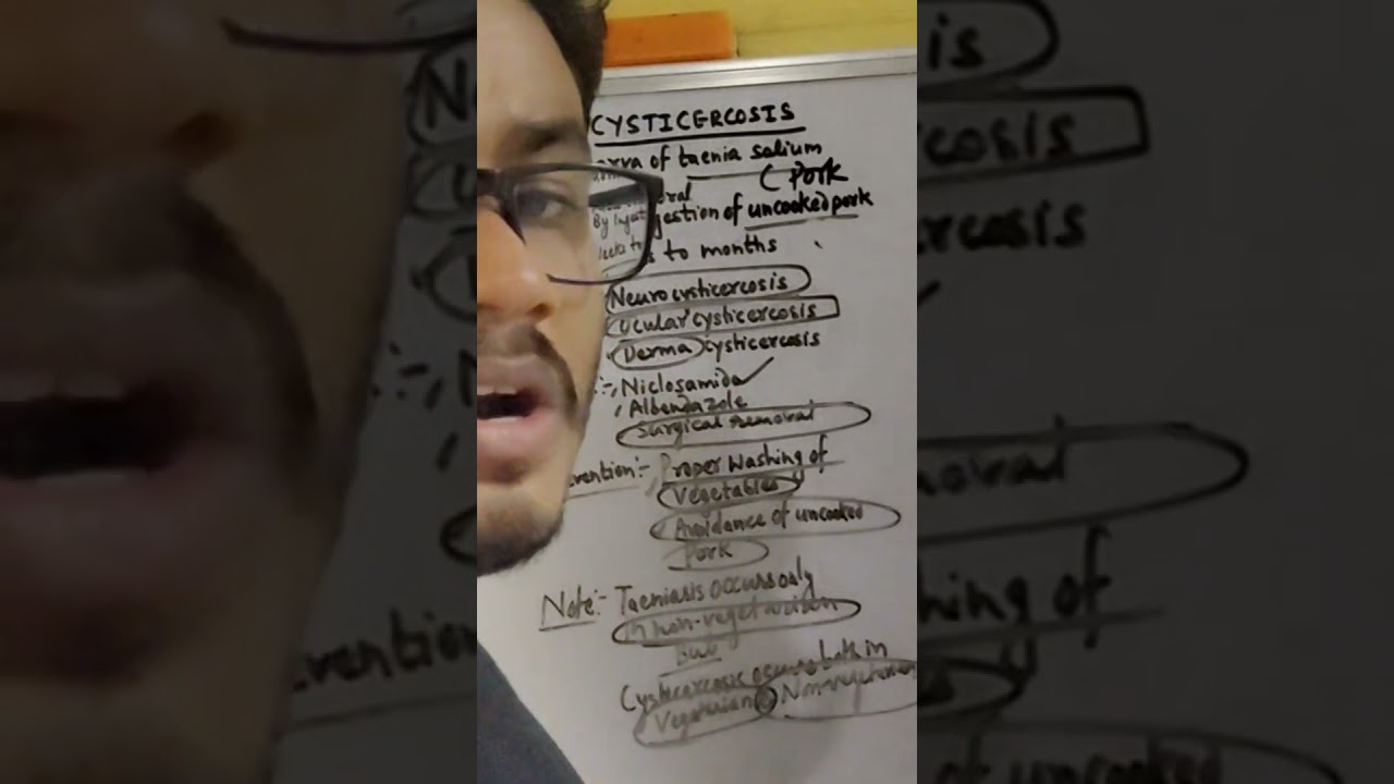 CYSTICERCOSIS: CAUSE, SYMPTOMS, DIAGNOSIS, MANAGEMENT PREVENTION| #youtube #shorts #shortvideo #like