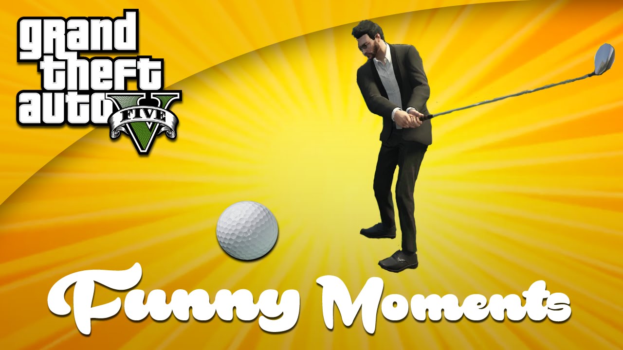 GTA V PC Funny Moments - Golfen, Vliegtuig Stunts En Fails (Nederlands)