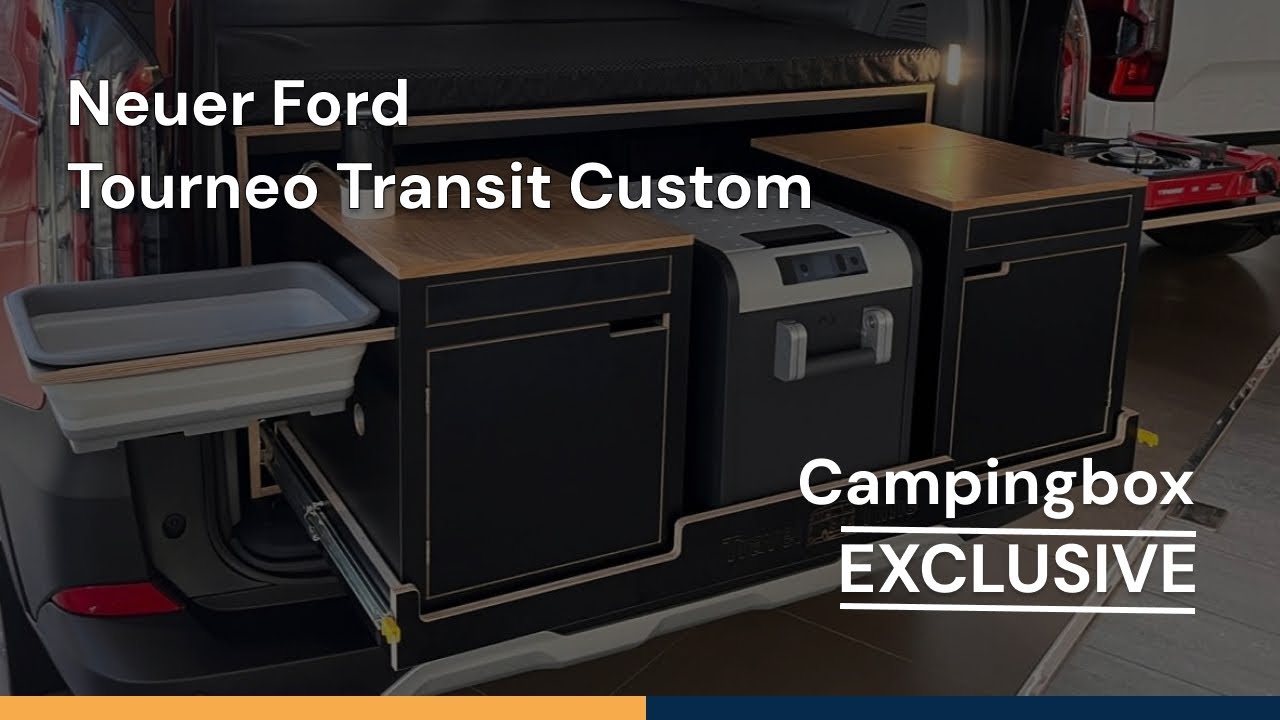 Neuer EXCLUSIVE Campingbox f&uuml;r den Ford Tourneo Transit Custom &ndash; Dein mobiles Zuhause! 🚐🔥