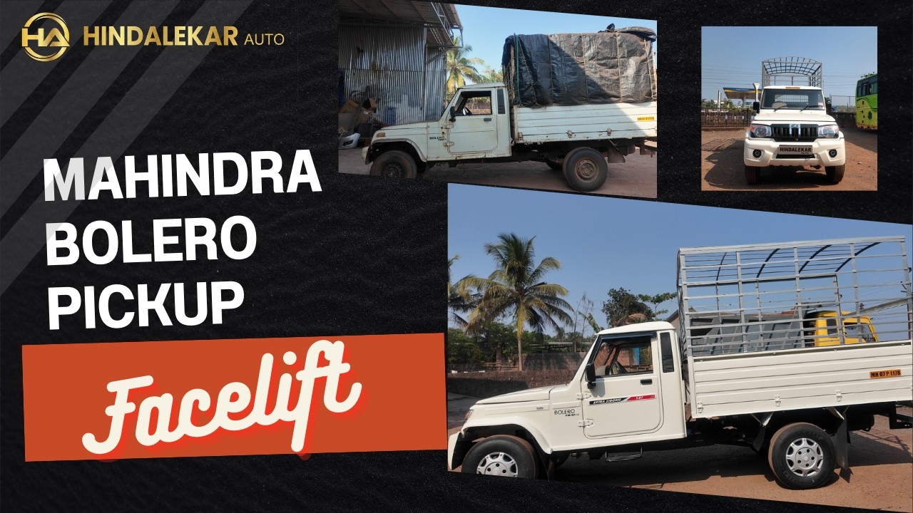 Mahindra Bolero Pickup Convert To Facelift  (Old to New Shape )