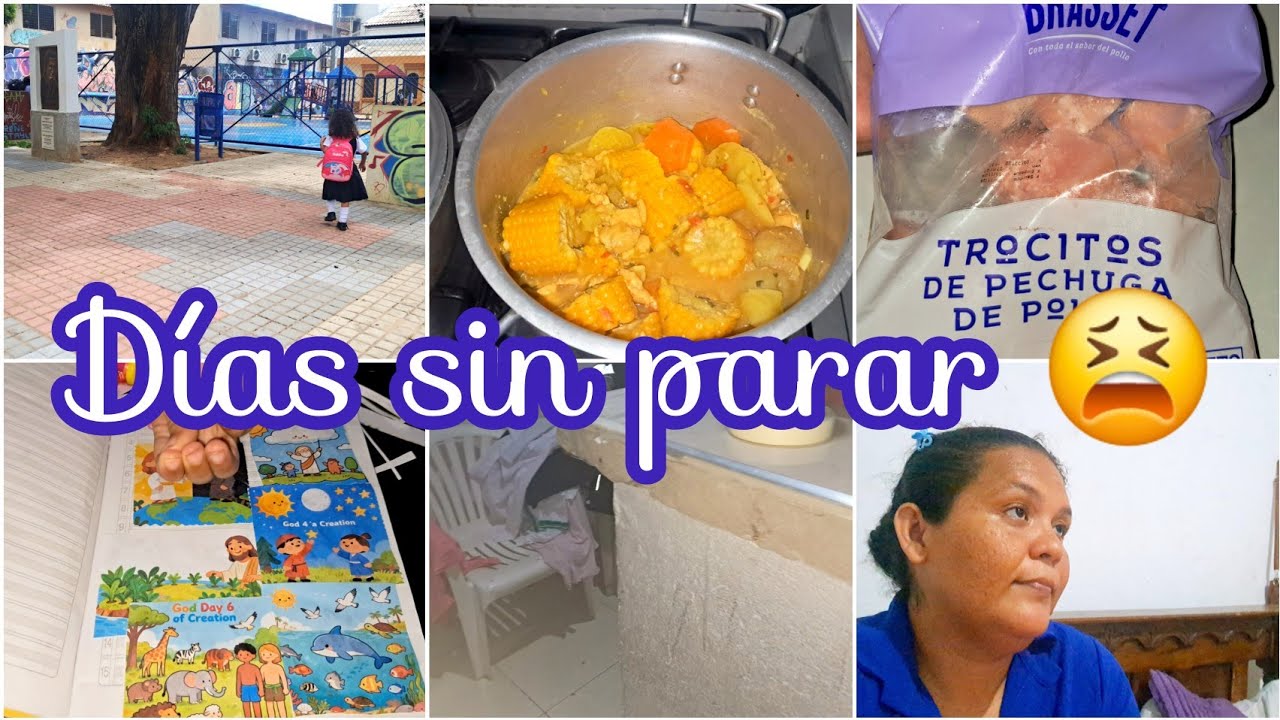 😫Me ha tocado todo estos dias caminatas,colegio,almuerzo, tareas mamá 24/7