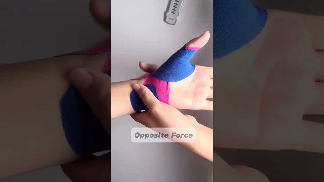 Taping for thumb stability to relieve pain