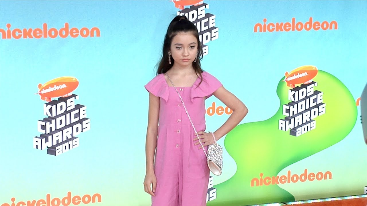 Sophie Michelle 2019 Kids' Choice Awards Orange Carpet