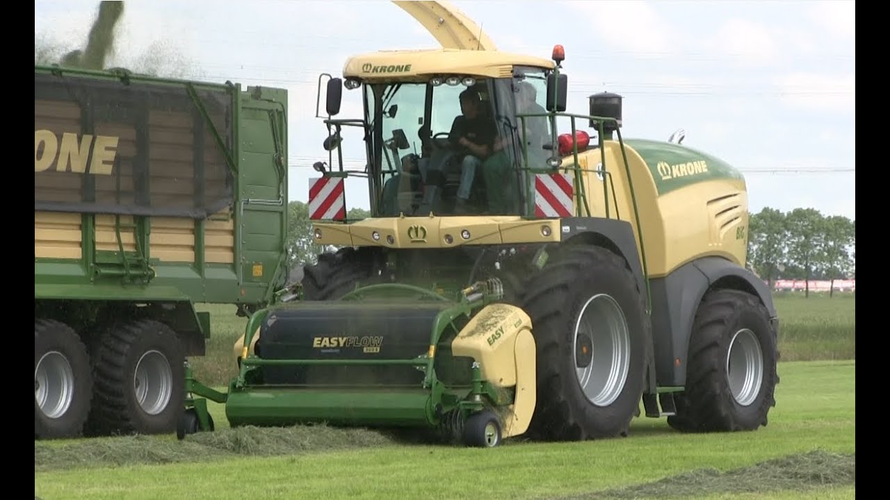 2014. 1e KRONE BiG X 580 in Nederland. Loonb. Boven Finsterwolde