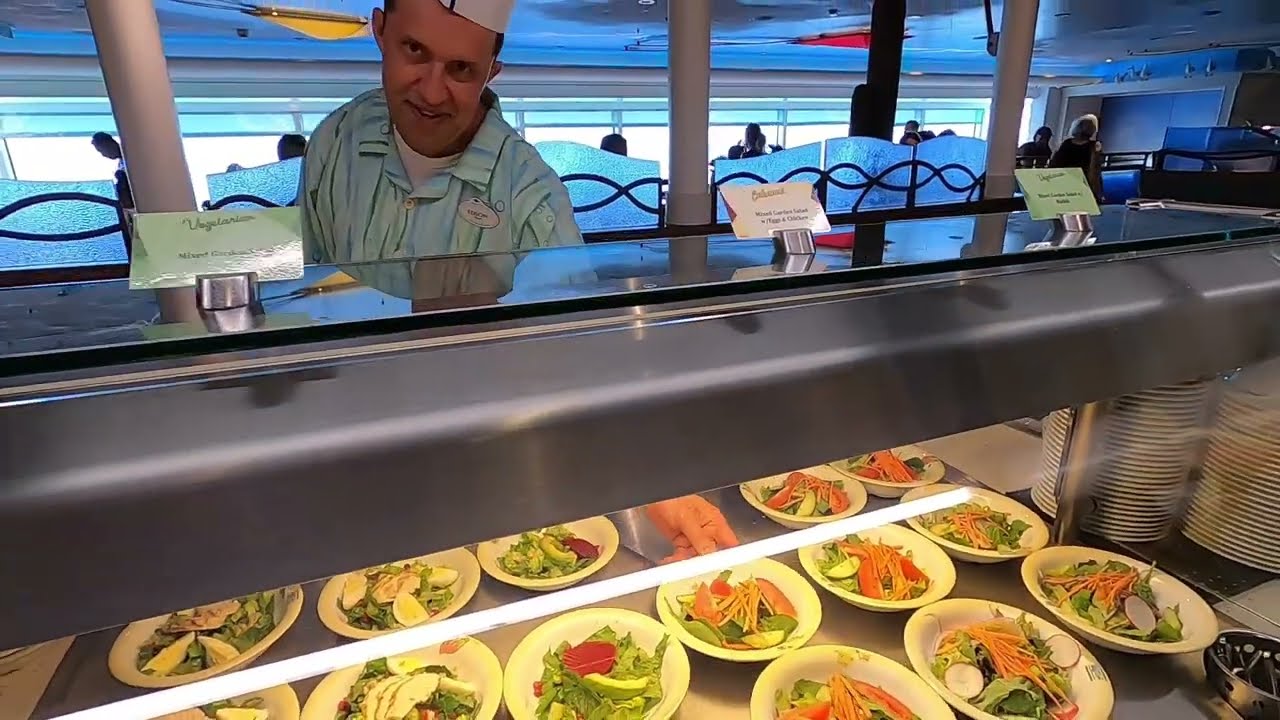 Disney Dream Buffet Food - Breakfast & Lunch (Cabanas)