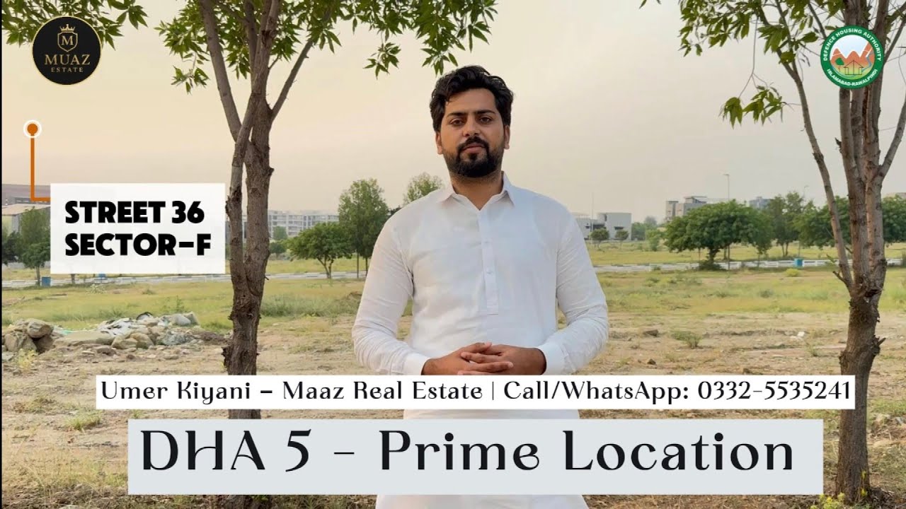 📍 DHA Phase 5 Islamabad &ndash; Sector F | Street 36 | Plot 6💰 Demand: 3 Crore 30 Lac📞03337083045 #dha5